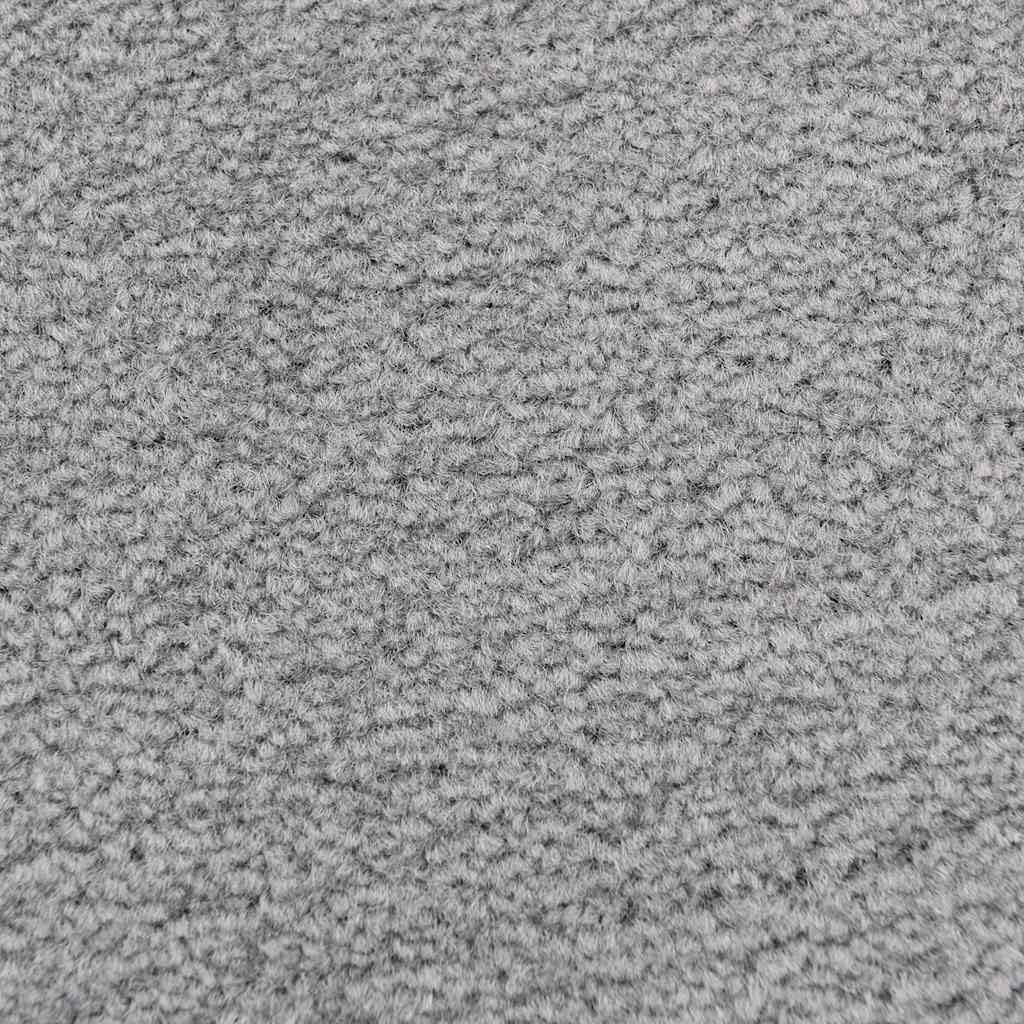 Grey Polypropylene Doormat, Non-Slip PVC Backing, 45x79 | Absorbent dirt-trapper utility rug ideal for high-traffic home entryways, hallways, and covered patios.