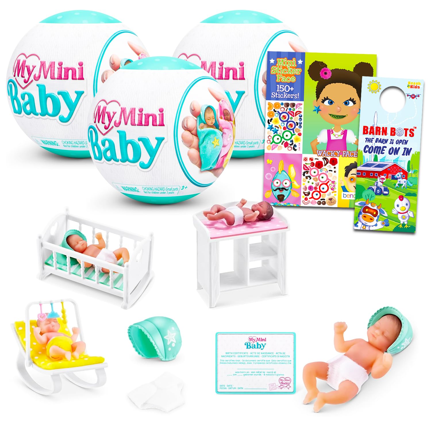 Amazon.com: Zuru My Mini Baby Mystery Toy Set - Bundle With 3