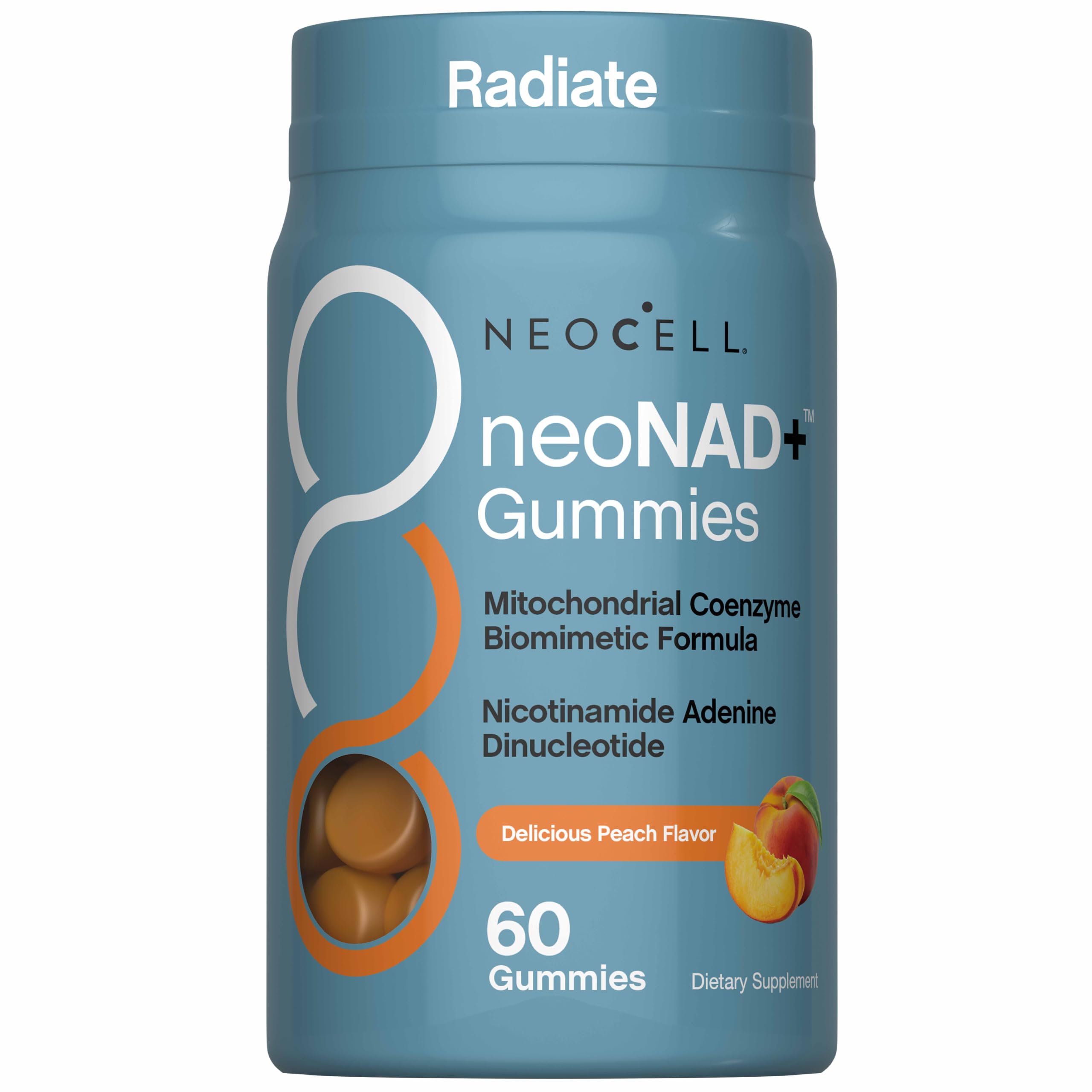 NAD+ Gummies Supplement | 60 Count | Nicotinamide Adenine Dinucleotide