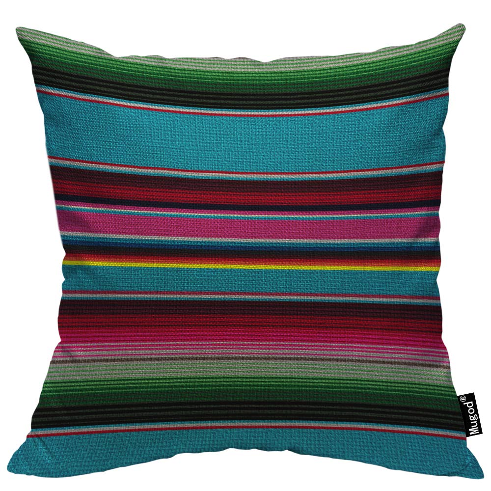 Mugod Mexican Blanket Pillow: Cozy Home Essential & Decor Mugod Mexican Blanket Pillow: Cozy Home Essential & Decor