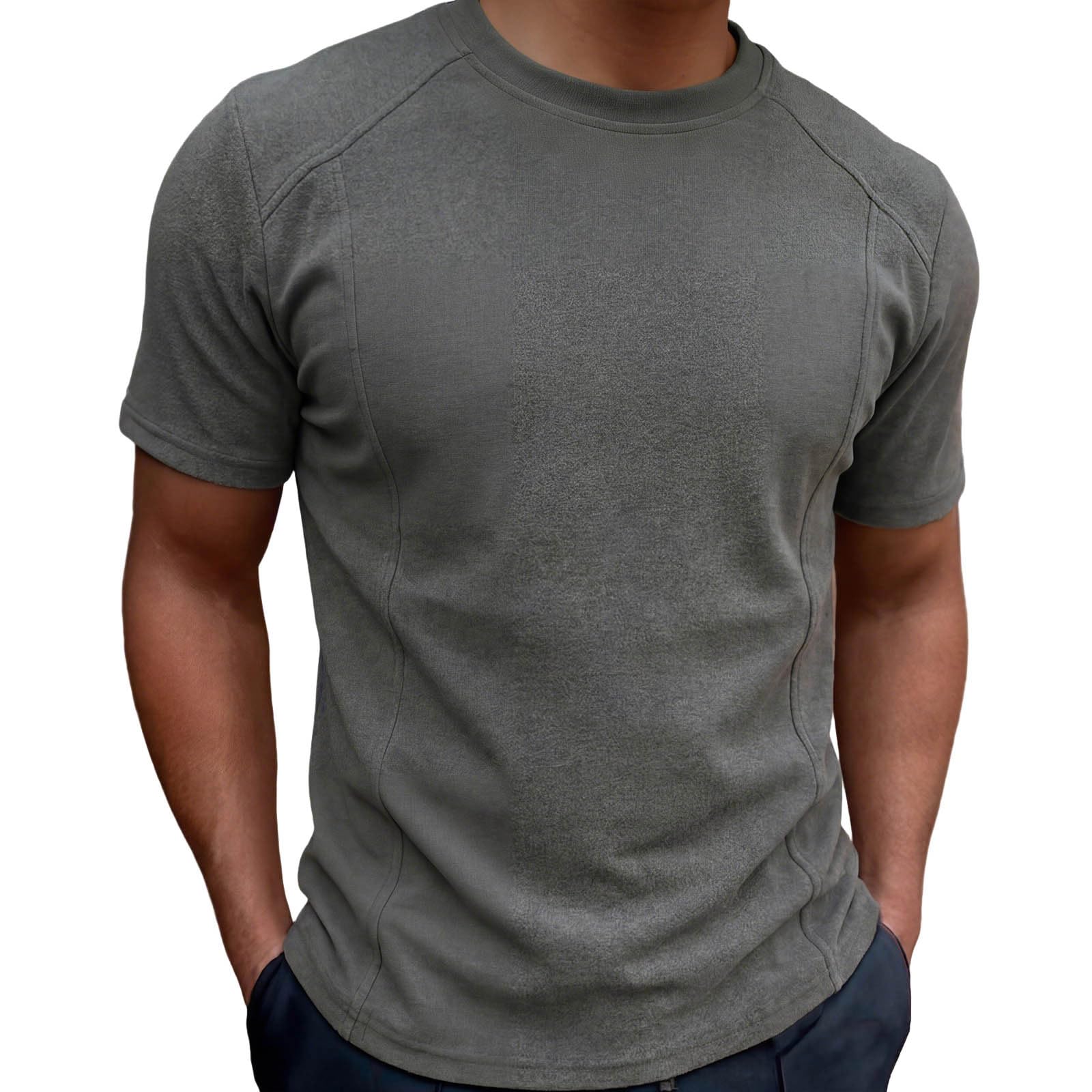 Mens Short Sleeve T-Shirts Casual Stylish Crewneck Classic Basic Tees Loose Solid Soft Comfy Summer Daily Work Shirt
