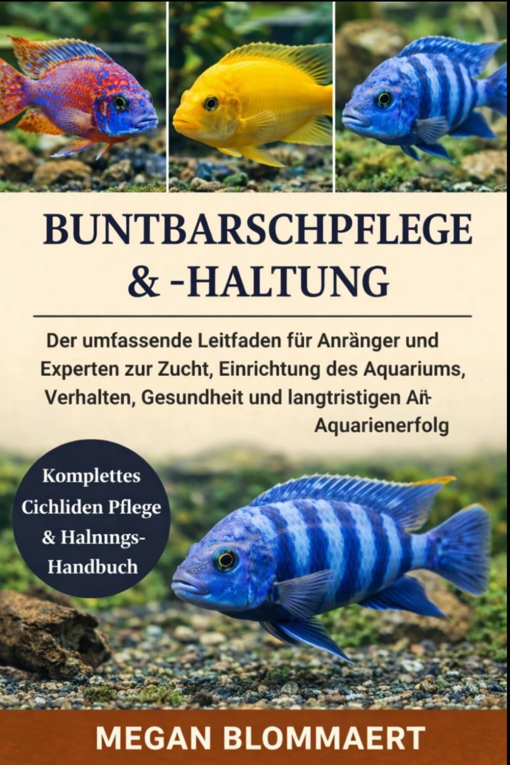 BUNTBARSCHPFLEGE & -HALTUNG: Der umfassende Leitfaden für Anfänger und Experten zur Zucht, Einrichtung des Aquariums, Verhalten, Gesundheit und langfristigen Aquarienerfolg