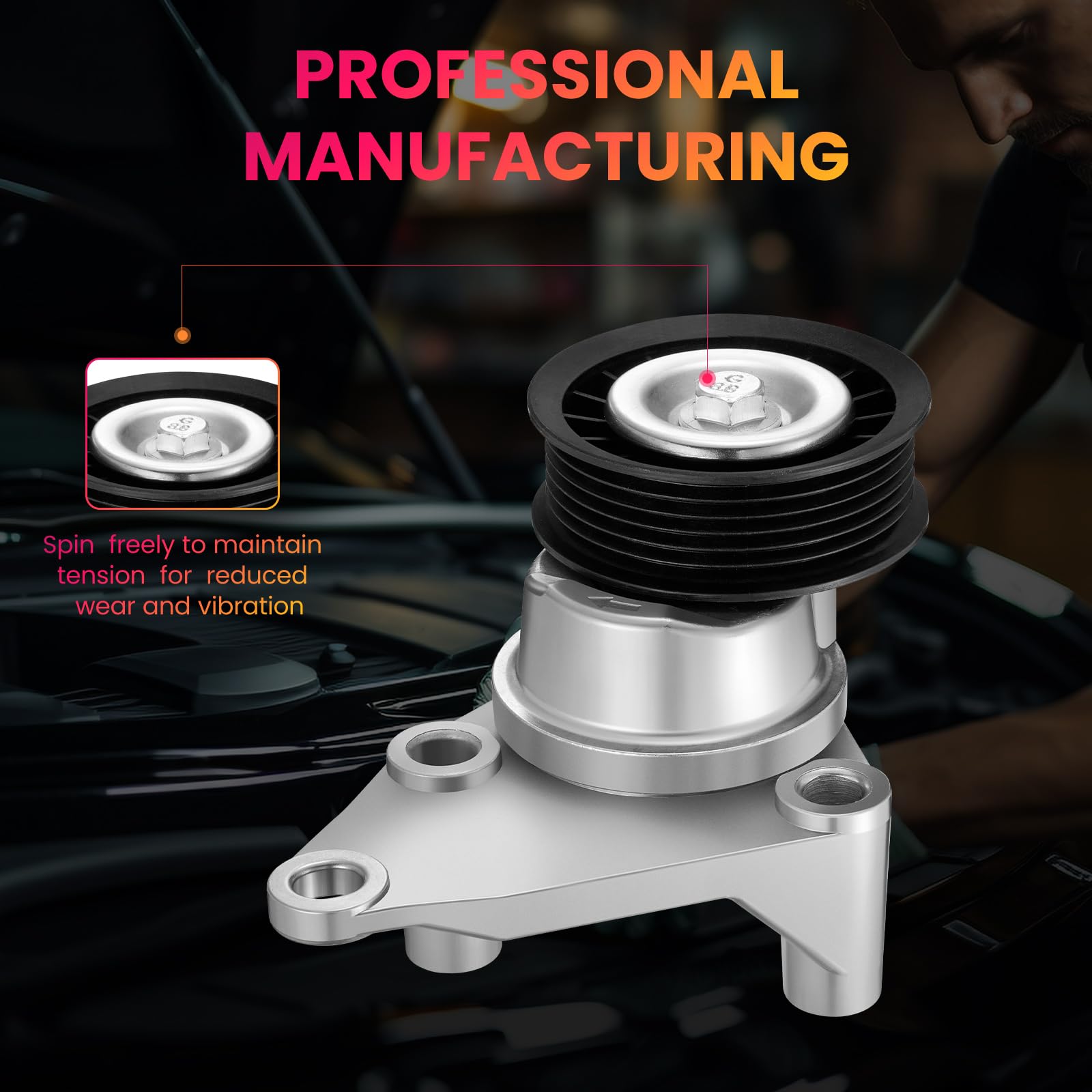 オーダー用 BDFHYK 90K-38158 Drive Belt Tensioner Assembly with Pulley