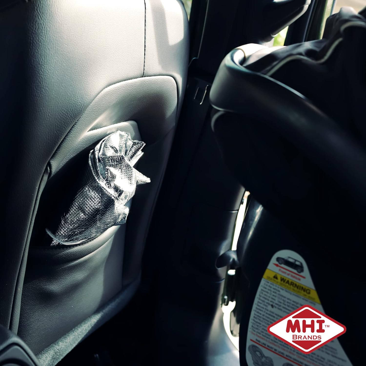 Mommy’s Helper Car Seat Sun Shade Cover – Heat Reflective Car Seat Sun Protector for Baby & Toddler – Universal Fit Carseat Cover for Summer – Blocks Sun & UV to Help Reduce Heat Buildup