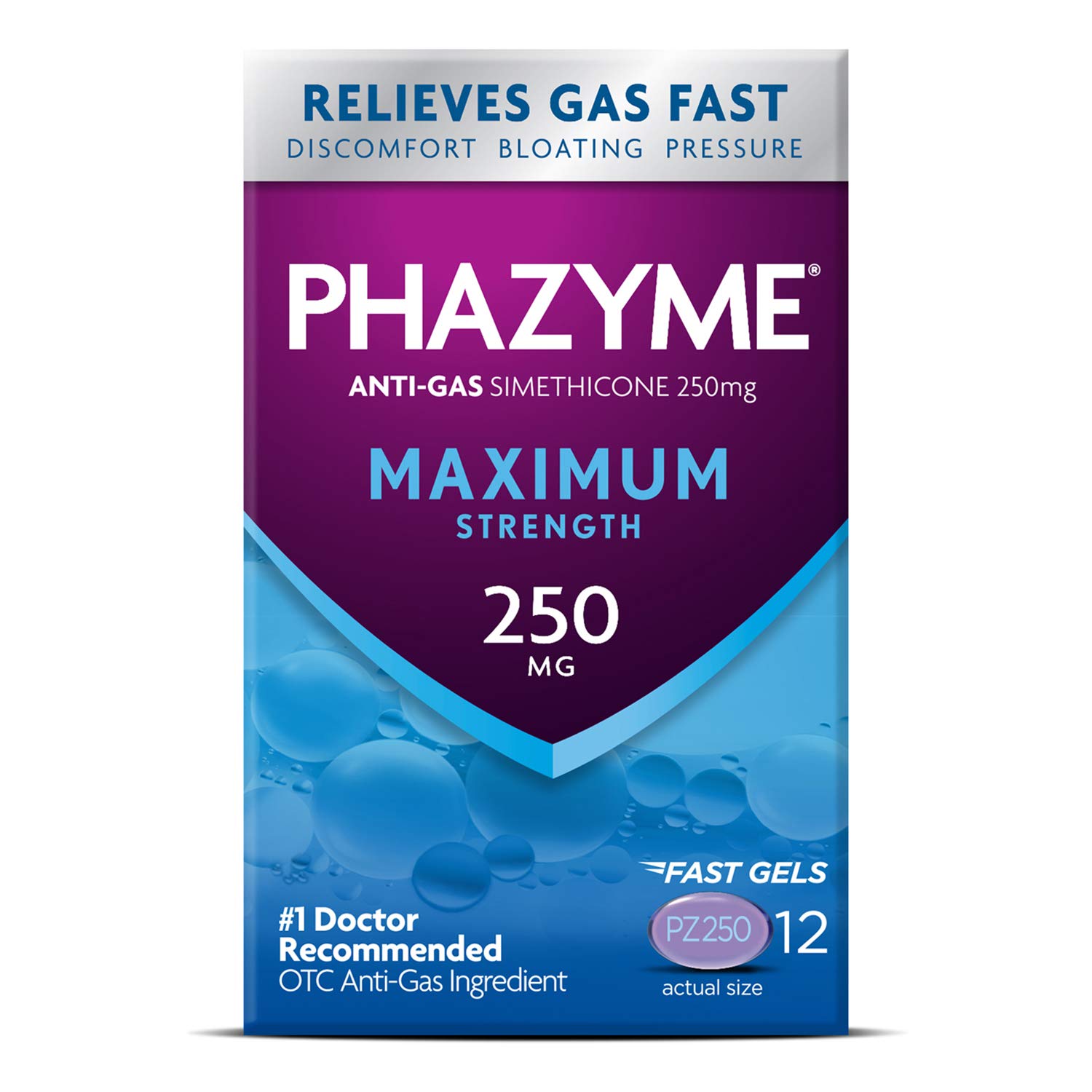 Buy Phazyme Maximum Strength Gas and Bloating Relief, 250 mg