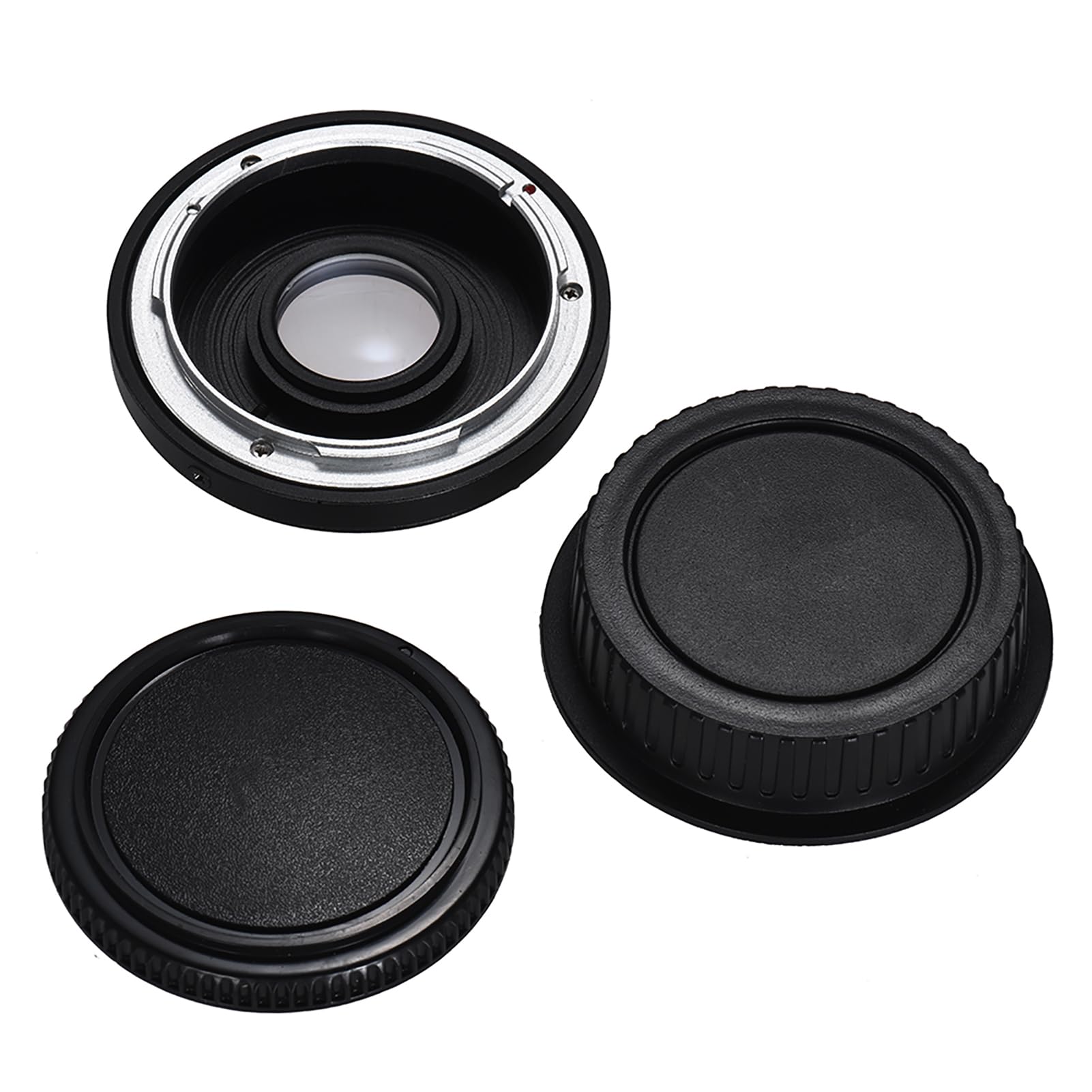 Adattatore FD a EF con elemento di vetro ottico Abilita Focus Infinity per le lenti FD FL su DSLR Mount della fotocamera compatibile con la telecamera compatibile con 5d 6d 7d