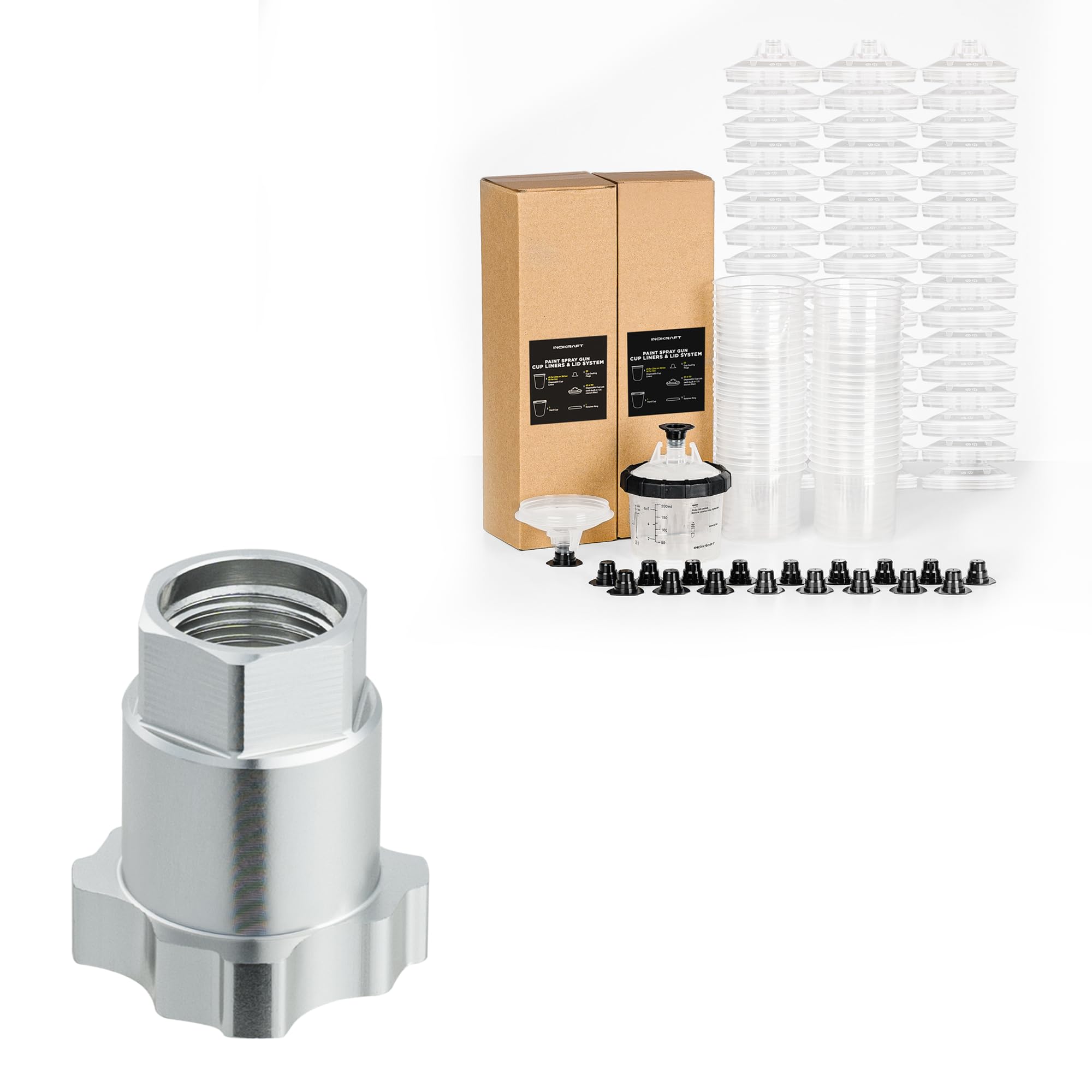 Amazon.com : InoKraft Disposable Paint Sprayer Gun Cup, Mini 6