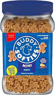 Buddy Softies Soft & Chewy Dog Treats, Bacon & Cheese, 20 oz. Jar