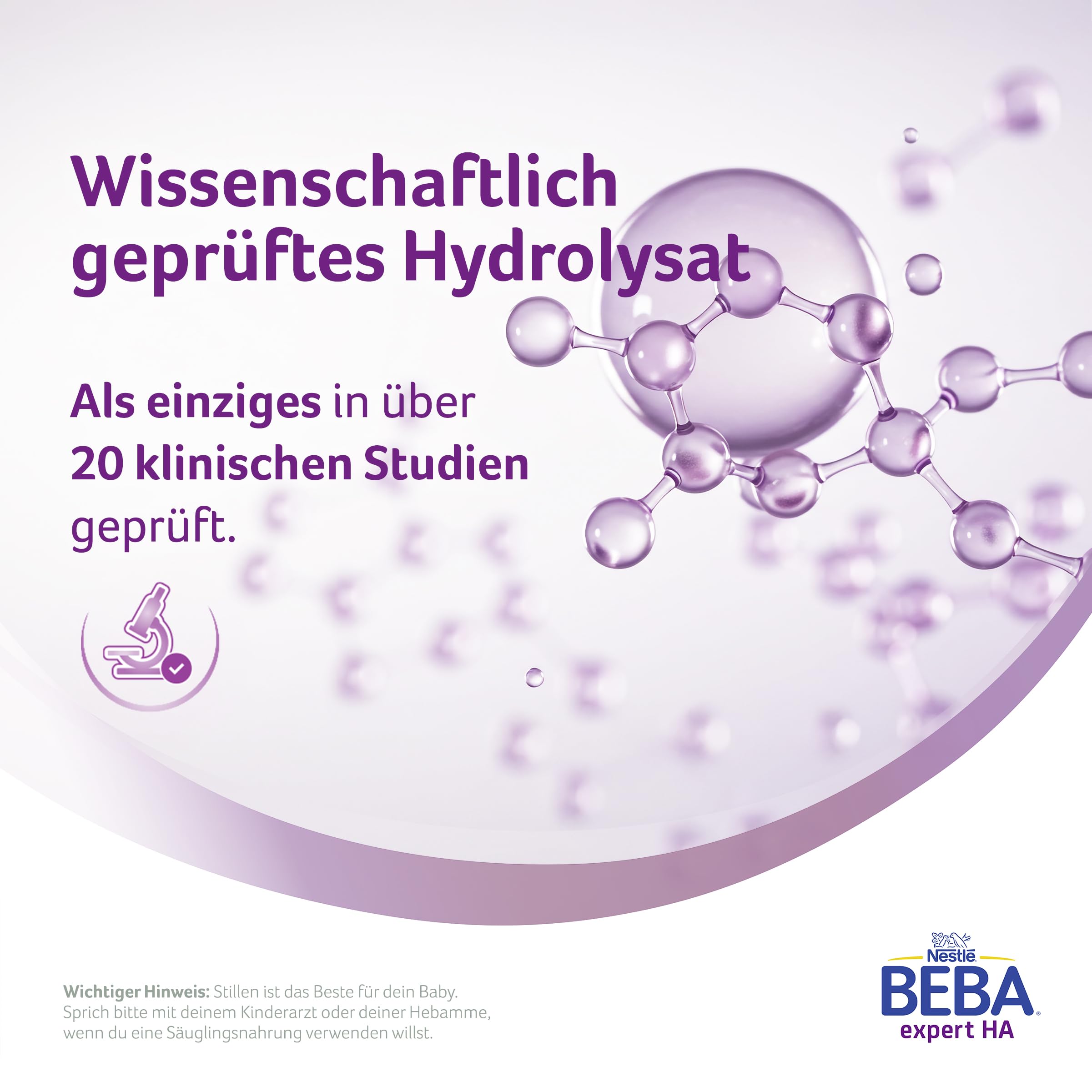 BEBA expert HA PRE Hydrolysierte Anfangsnahrung, Anfangsmilch von Geburt an, Babynahrung, Baby-Milchpulver, Vorratspack 1er Pack (1 x 1200g)