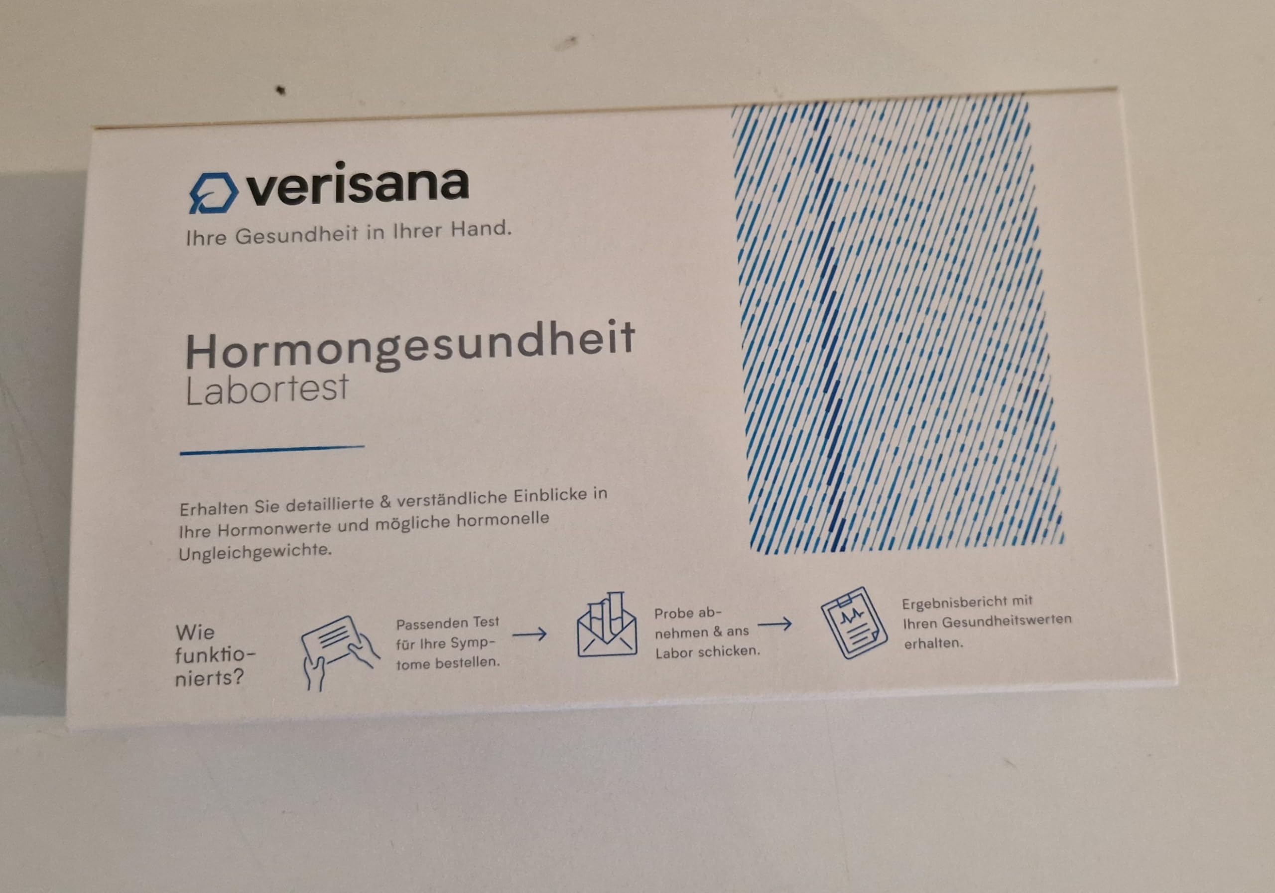 Verisana Problemi di peso e sovrappeso test di saliva ormonale, estradiolo, testosterone, progesteron, DHEA, Cortisol (Weight Balance Plus)