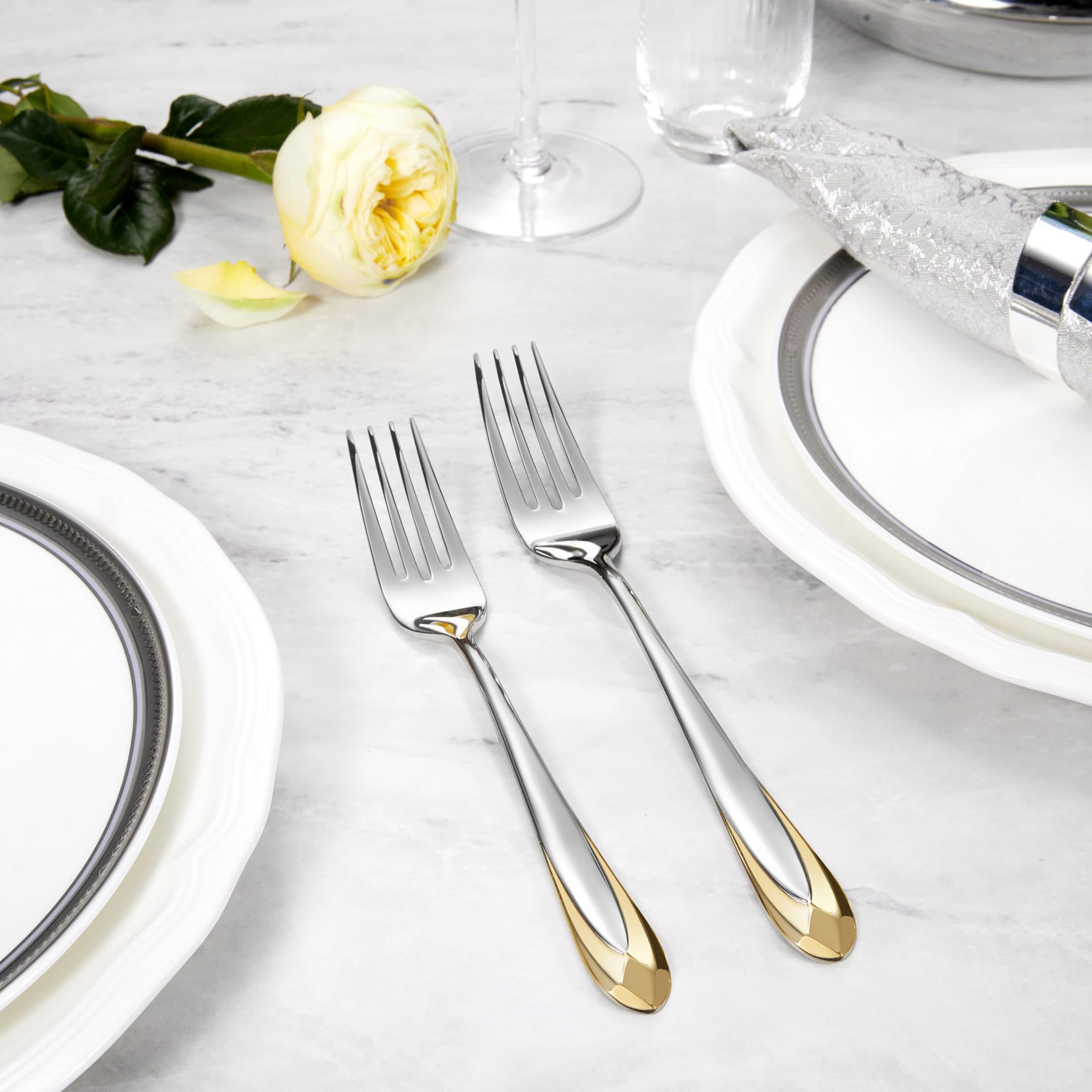 KEAWELL Astra Silverware Set - Elegant & Durable -5