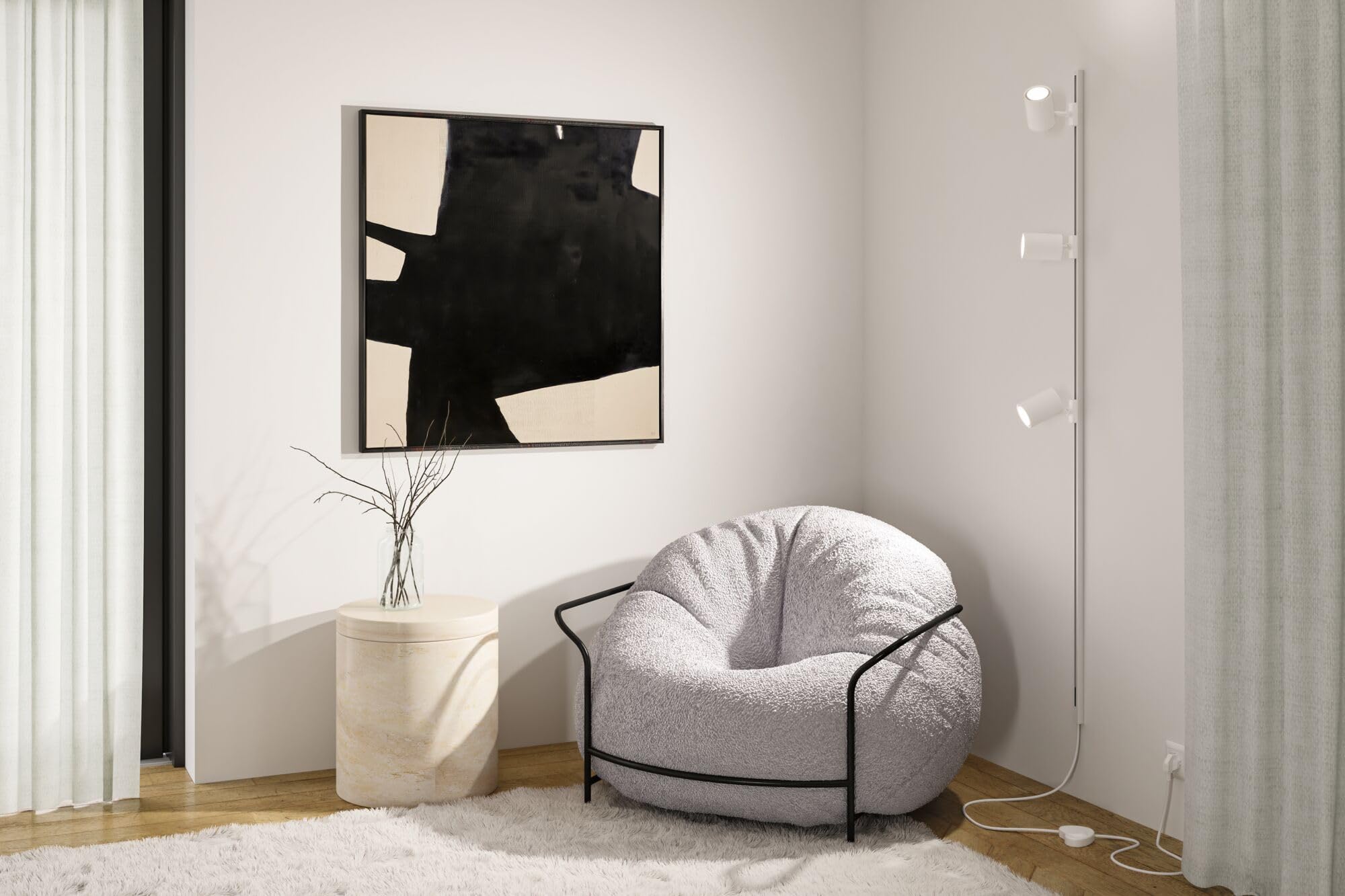 Paulmann 95663 URail Schienenspot Luxe Smart Home Zigbee RGBW GU10 4,8W dimmbar 230V Signalweiß Schienensystem