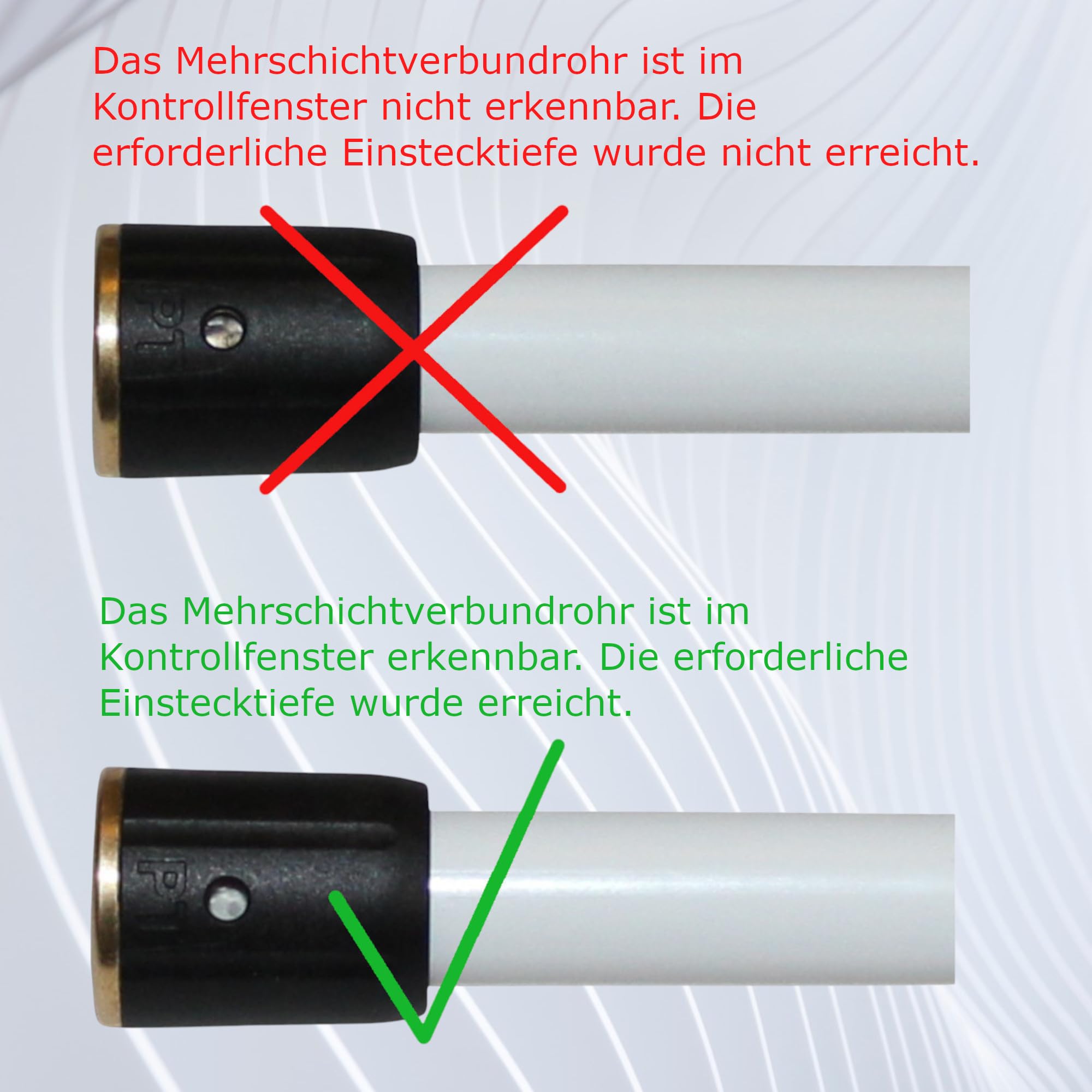 Produktbild von Pipetec Schraubfitting Kupplung 20x2mm Auf 16x2mm – Für Aluverbundrohr, DVGW-geprüft, Ohne Pressen