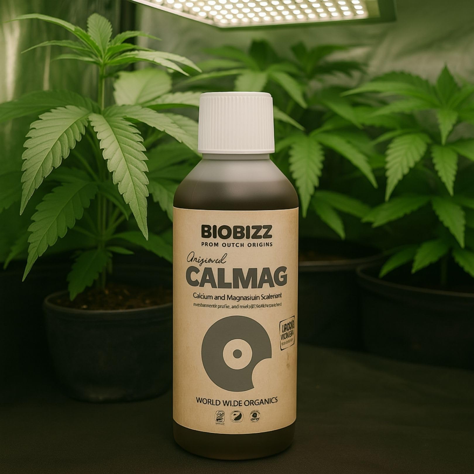 Weedness BioBizz CalMag 5 Liter - Naturdünger NPK Dünger Grow Flüssig Bio Organischer Tomaten Gurken