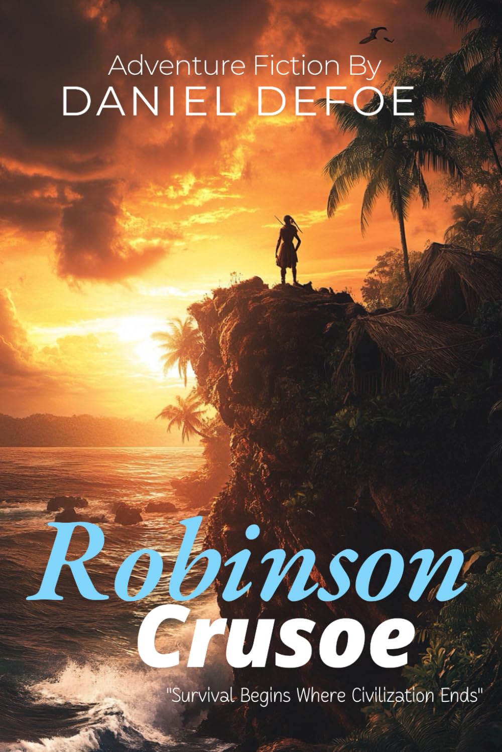 Robinson Crusoe By Daniel Defoe (Illustrated & Annotated): A man's extraordinary tale of survival, faith, and resilience during twenty-eight years of solitude on a remote Caribbean island.
