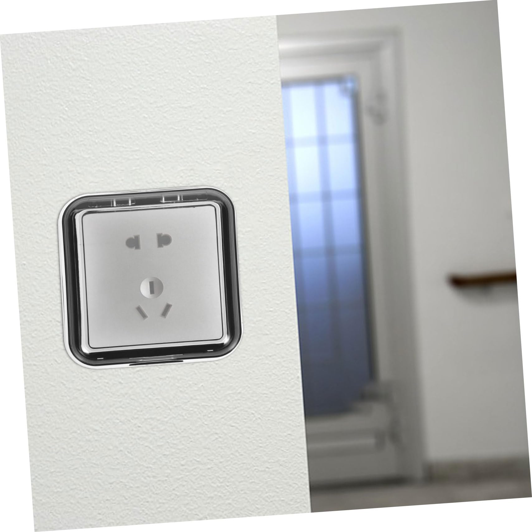 OSALADI 10stücke Wasserdichte Steckdosenabdeckungen Für Innen Und Außenbereich Selbstklebende Schutzabdeckung Für Elektrische Anschlüsse Für Badezimmer Und Andere Feuchte Umgebungen