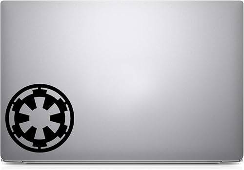 Miniatura 3 de Calcomanía del Imperio Galáctico para computadora, auto, laptop, de 5 pulgadas (color negro)