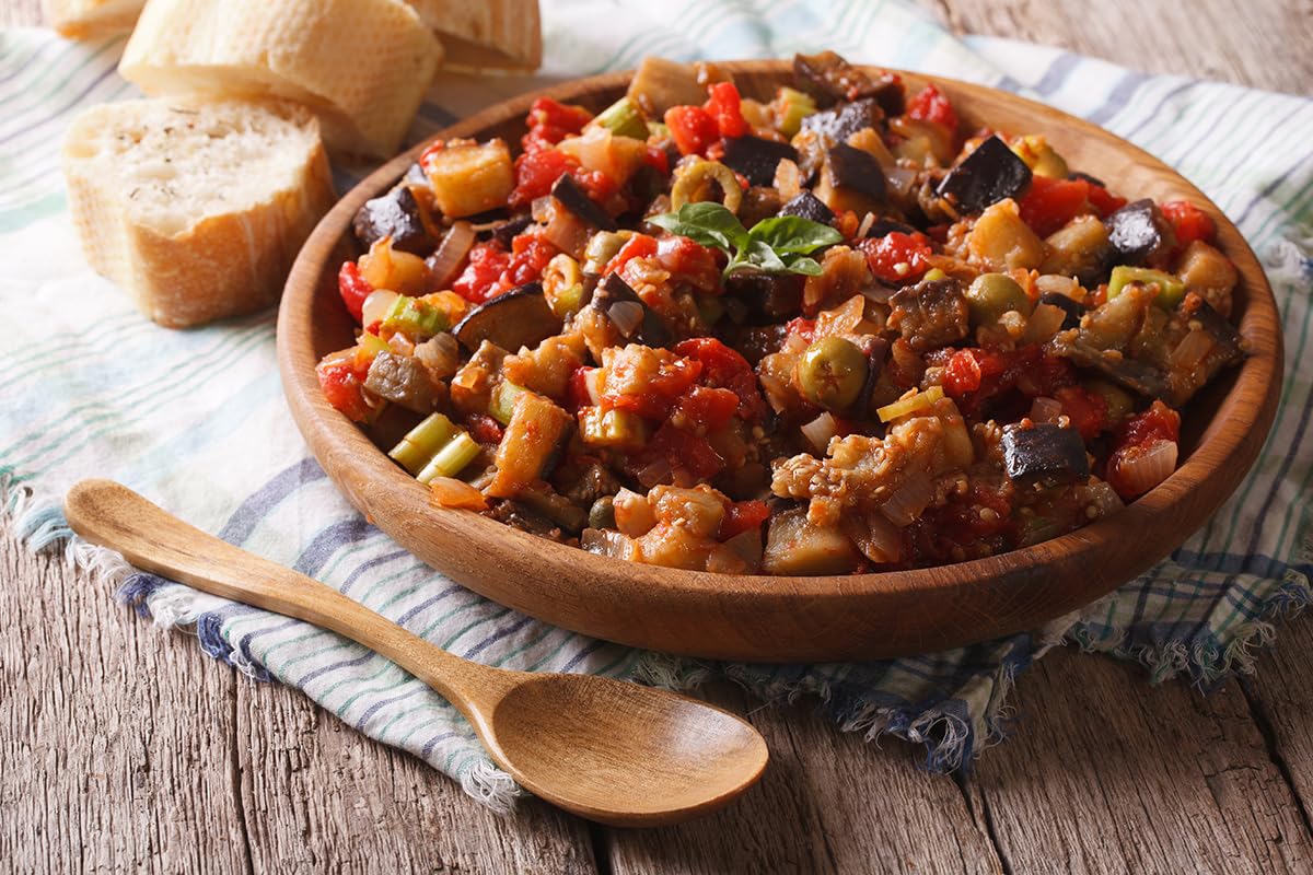 CAPONATA DI MELANZANE TRADIZIONALE SICILIANA lattina da 140 gr. azienda storica CONTORNO Palermo - Confezione da 24 lattine da 140 gr. (24)