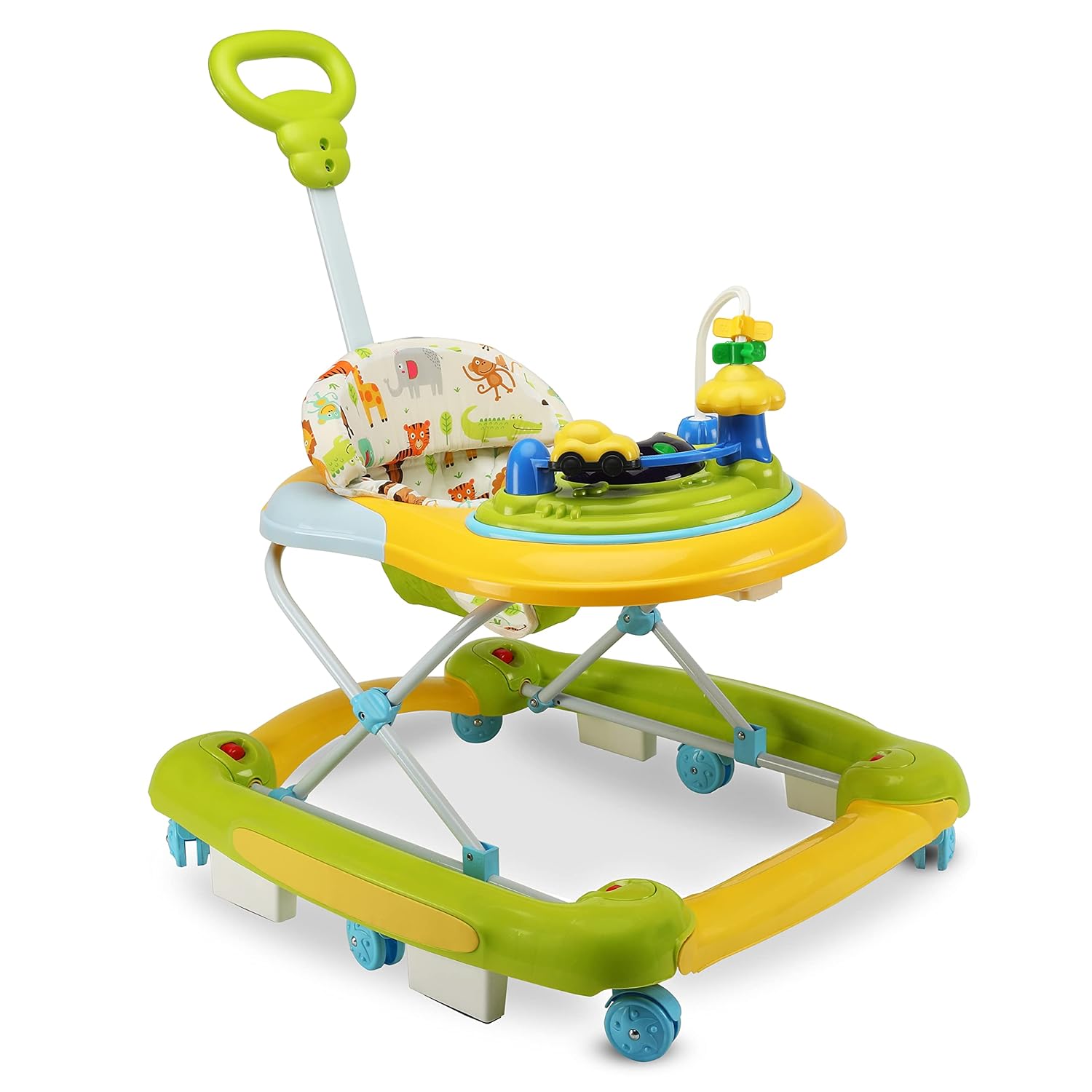 Buy LuvLap Comfy Baby Walker & Rocker with Parental Push Handle, Anti