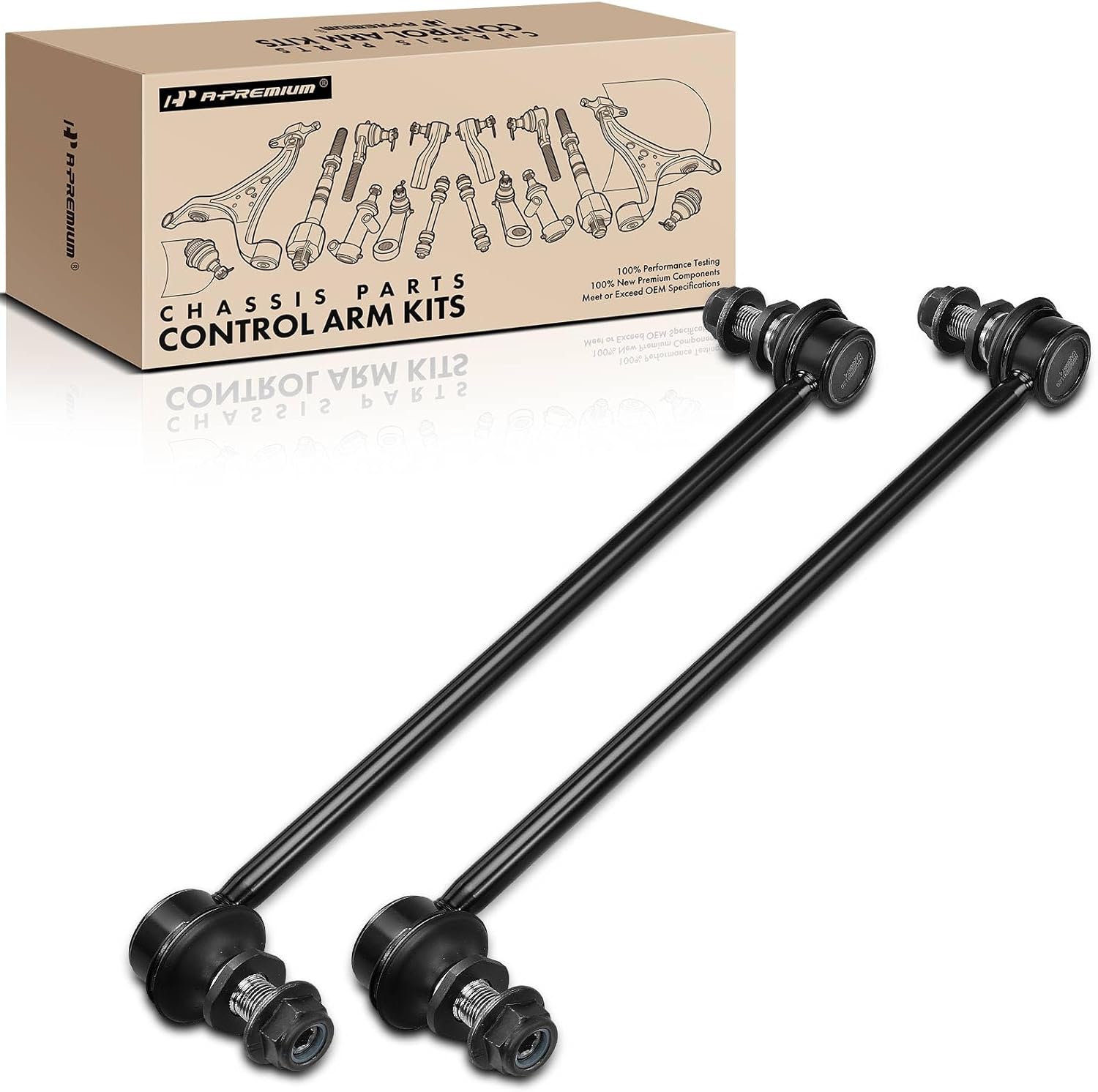 A-Premium 2Pcs Front Sway Bar Links Stabilizer Bar Links, Compatible with Toyota Sienna 2011-2020