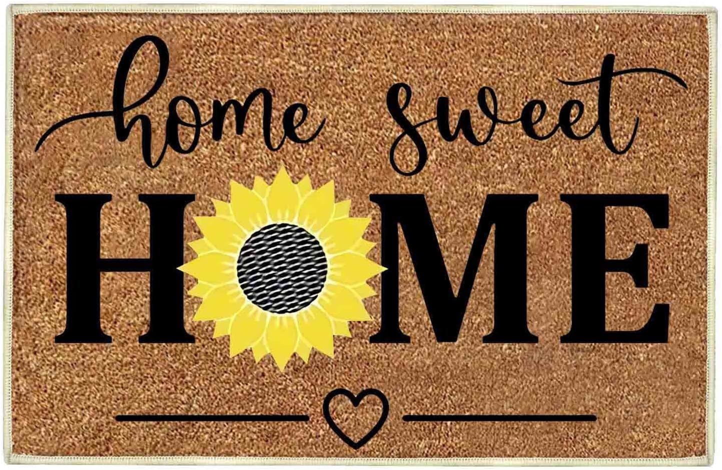 Summer Door Mats Outside Mats Funny Cute Doormats with Non