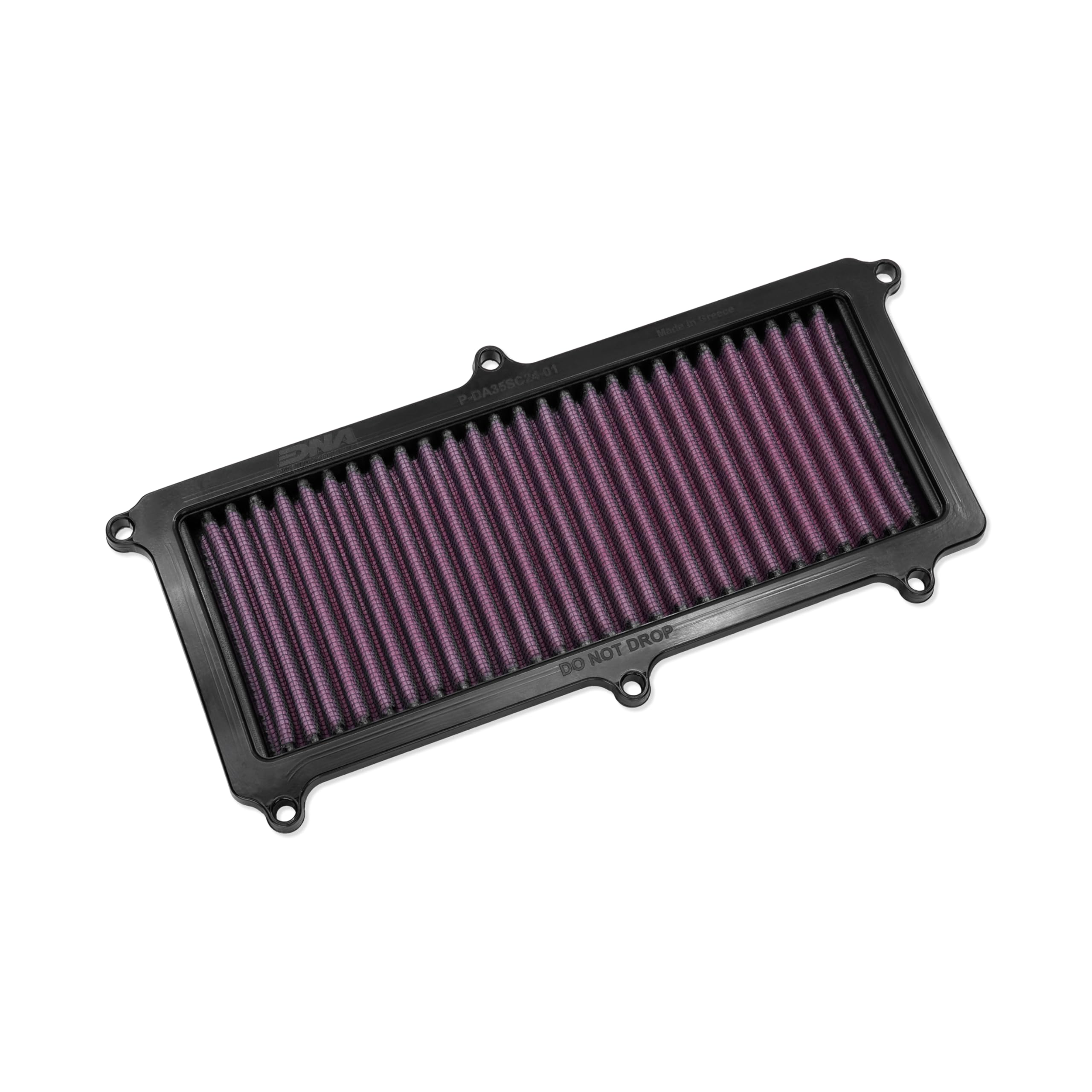 DNA Filtre à Air Sport Haute Performance Compatible pour Zontes D-350-E5 (23-25) avec une efficacité de filtration de 98-99% et 11.20% de débit d'air en plus PN: P-DA35SC24-01