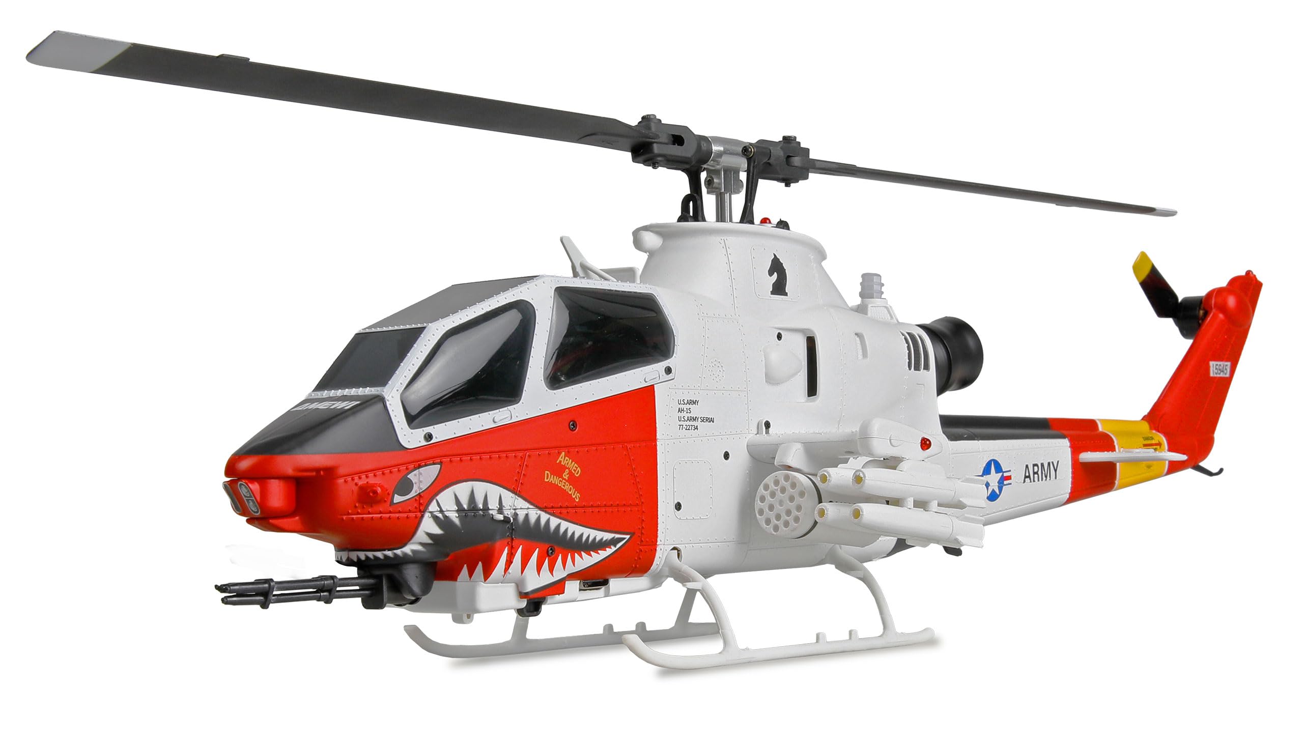 Helicóptero teledirigido Bell AH-1 Arctic Cobra Helicóptero de 6 canales 3D/6G RTF
