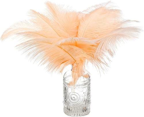 80 plumas de avestruz naturales para centros de mesa de 12-10 pulgadas (11.8-9.8in) 10-8 pulgadas (9.8-7.9in) 8-6 pulgadas (7.9-5.9in) para centros