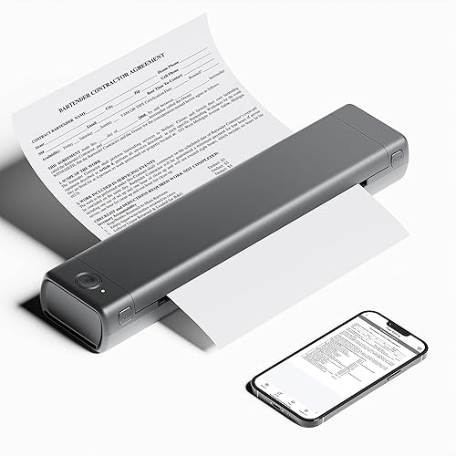 Miniatura 9 de Phomemo M08F - Impresora inalámbrica de plantillas para tatuajes, impresora térmica de tatuajes para artistas de tatuajes y principiantes,