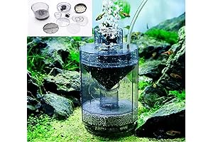 LONDAFISH Aquarium Fish Stool Suction Collector Fish Tank Filter Accessory, Fish Poop Cleaner Filter