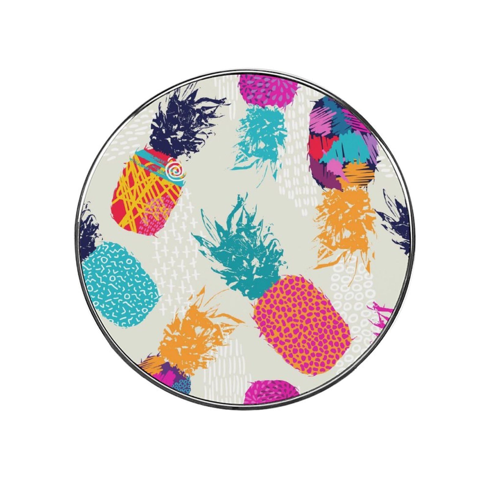Watercolor Pineapple Magnets For Fridge Kitchen Decoration For Refrigerators Whiteboards
