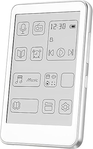 Reproductor de MP3, pantalla de tinta 2.7 MP3 y reproductor de música MP4 con altavoz, reproductor de música portátil de calidad de sonido de alta