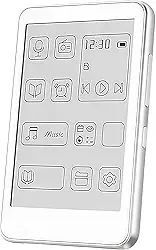 Leitor de MP3, tela de tinta 2,7, leitor de música MP3 e Mp4 com alto-falante, reprodutor de música portátil de qualidade de som HiFi, livro eletrônico, design para cuidados com os olhos, para viagens