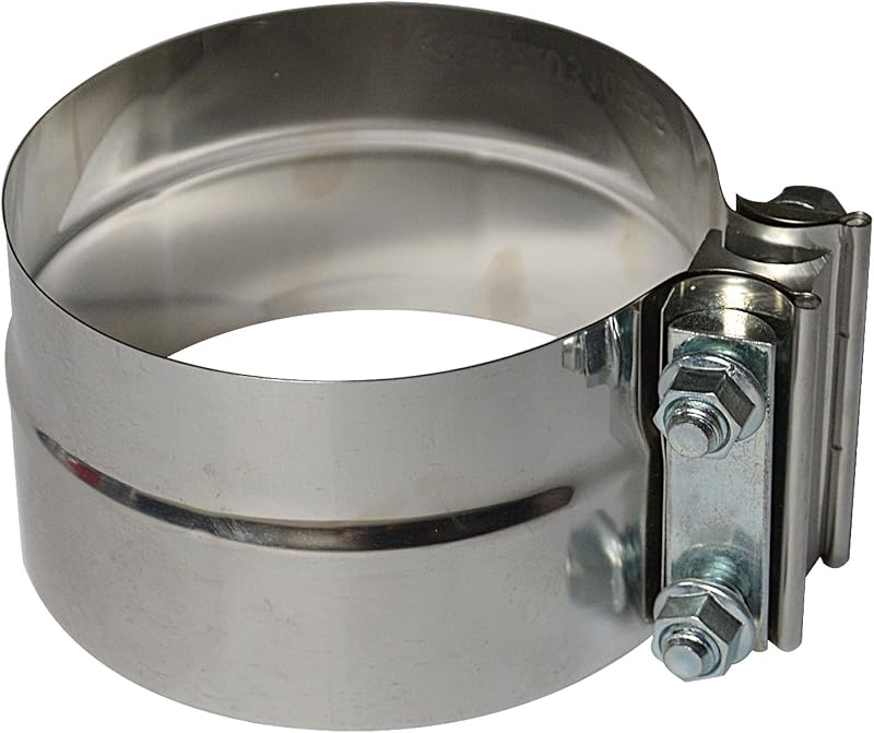 Abraçadeira de escape ROADFORMER 3,5" em aço inoxidável 304 para união sobreposta – 1 unidade