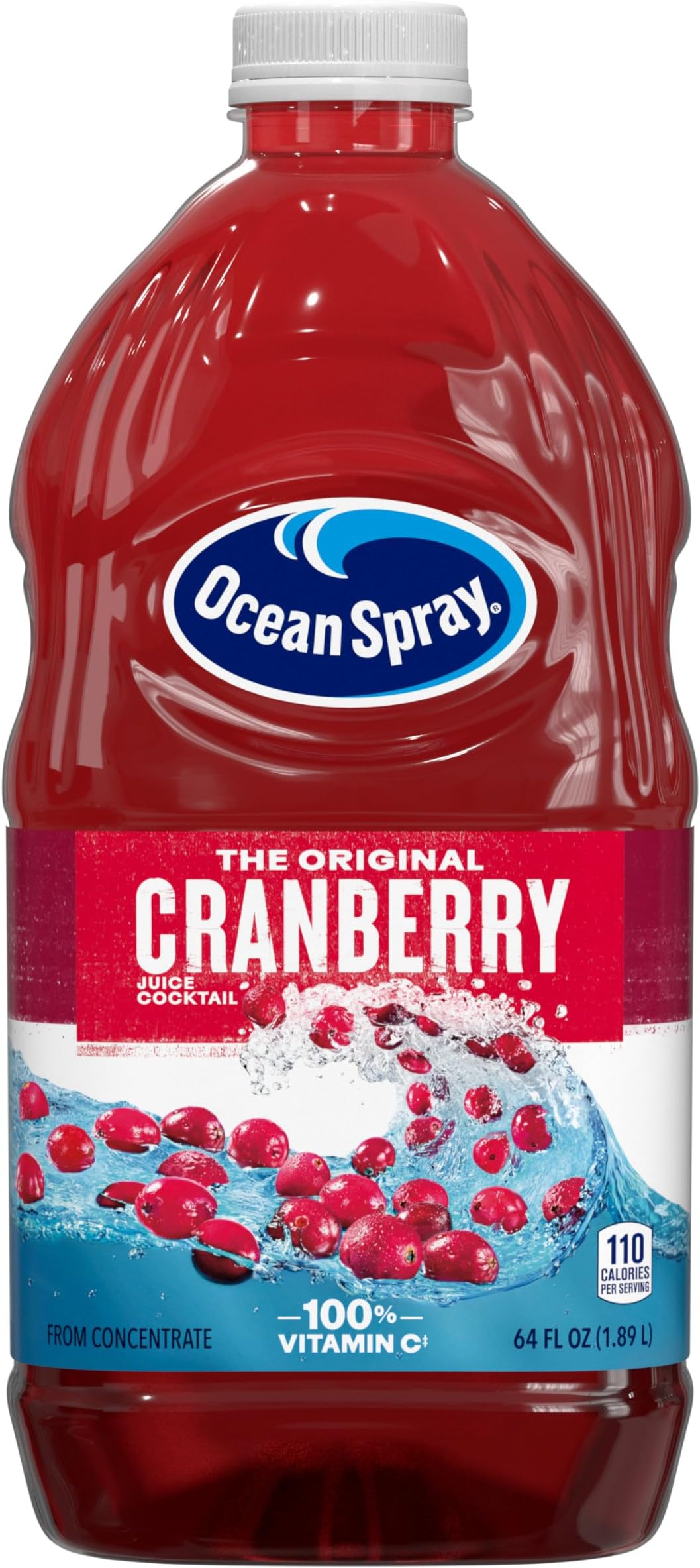 Ocean Spray Cranberry Juice Cocktail, 64 Ounce Bottle