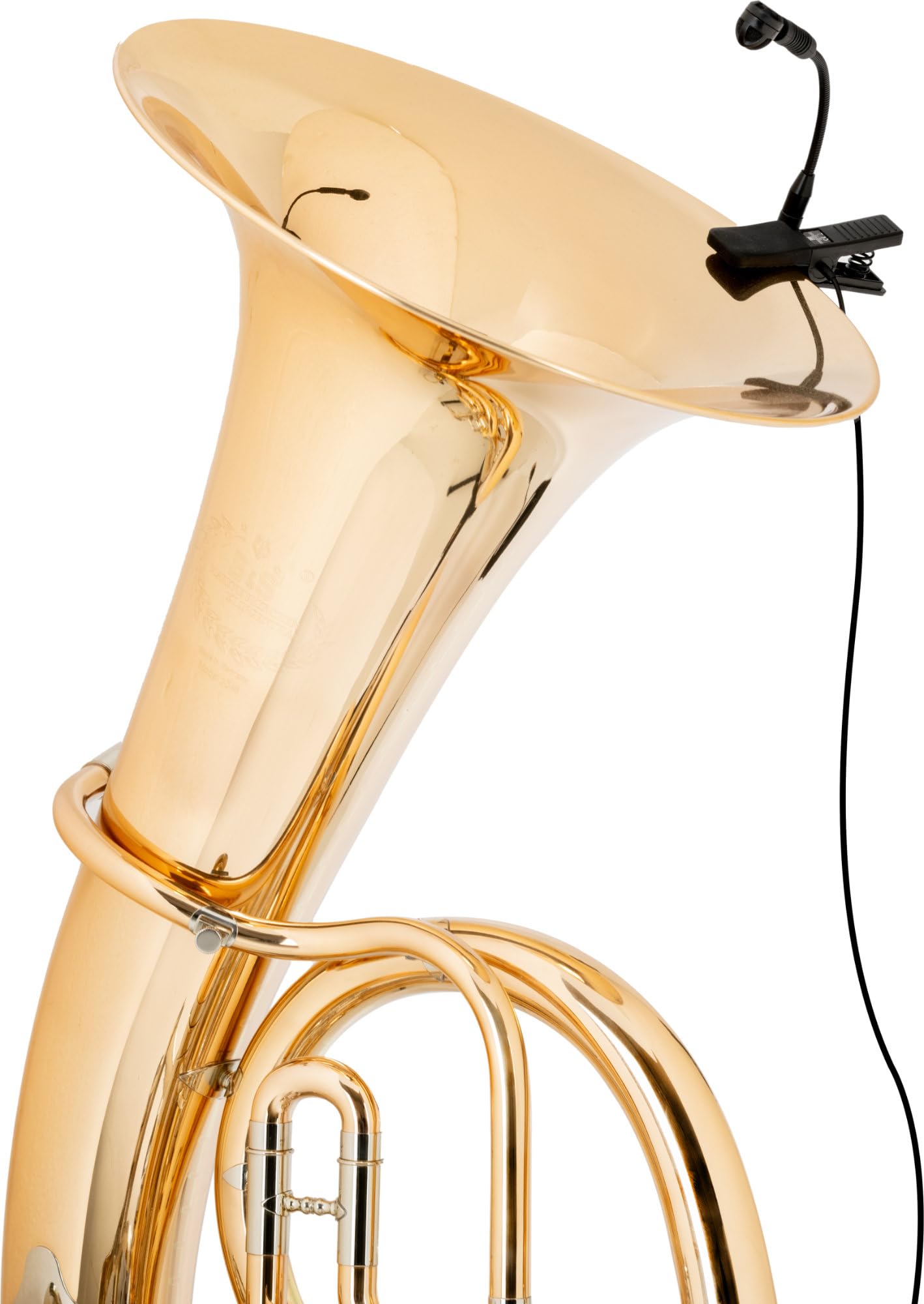 Pronomic IM-10 Microfono per Fiati, Microfono clip per strumenti a fiato | Condensatore back-electret, Caratteristica polare: omnidirezionale, Risposta in frequenza: 20 - 20.000 Hz, Clip in gomma