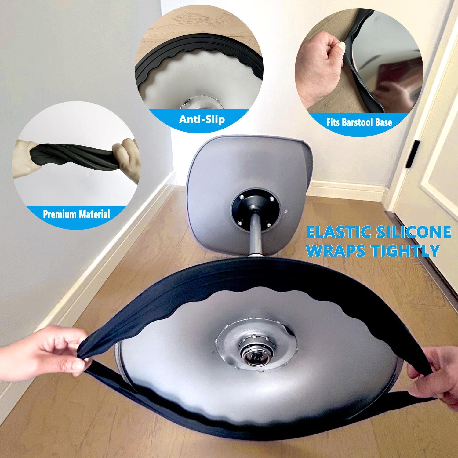 Lot De 24 Protections De Sol En Silicone Pour Pieds De Chaise, En