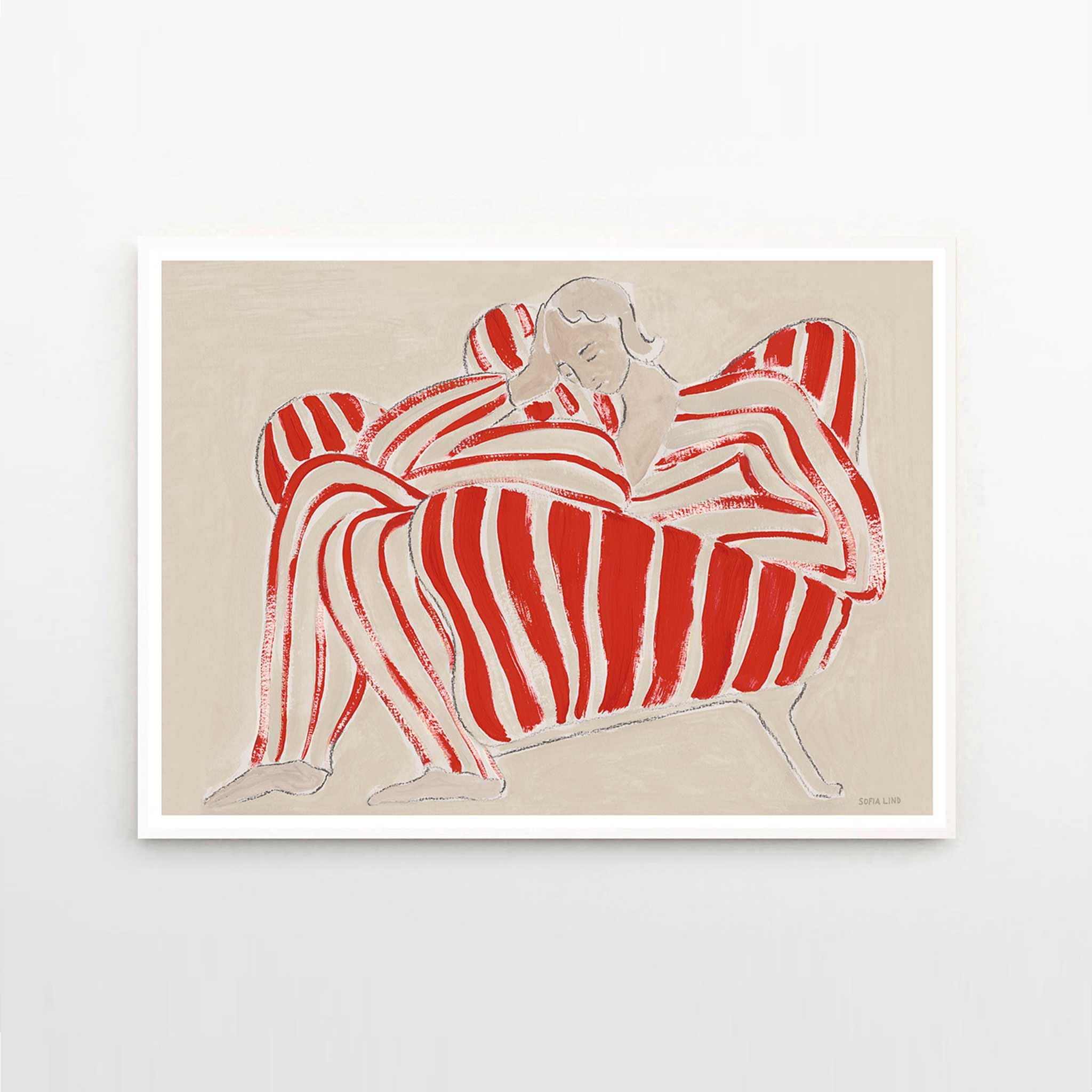 THE POSTER CLUB ポスター 赤い椅子 50x70cm Amazon.co.jp: THE POSTER CLUB ポスター Red Chair (50×70cm