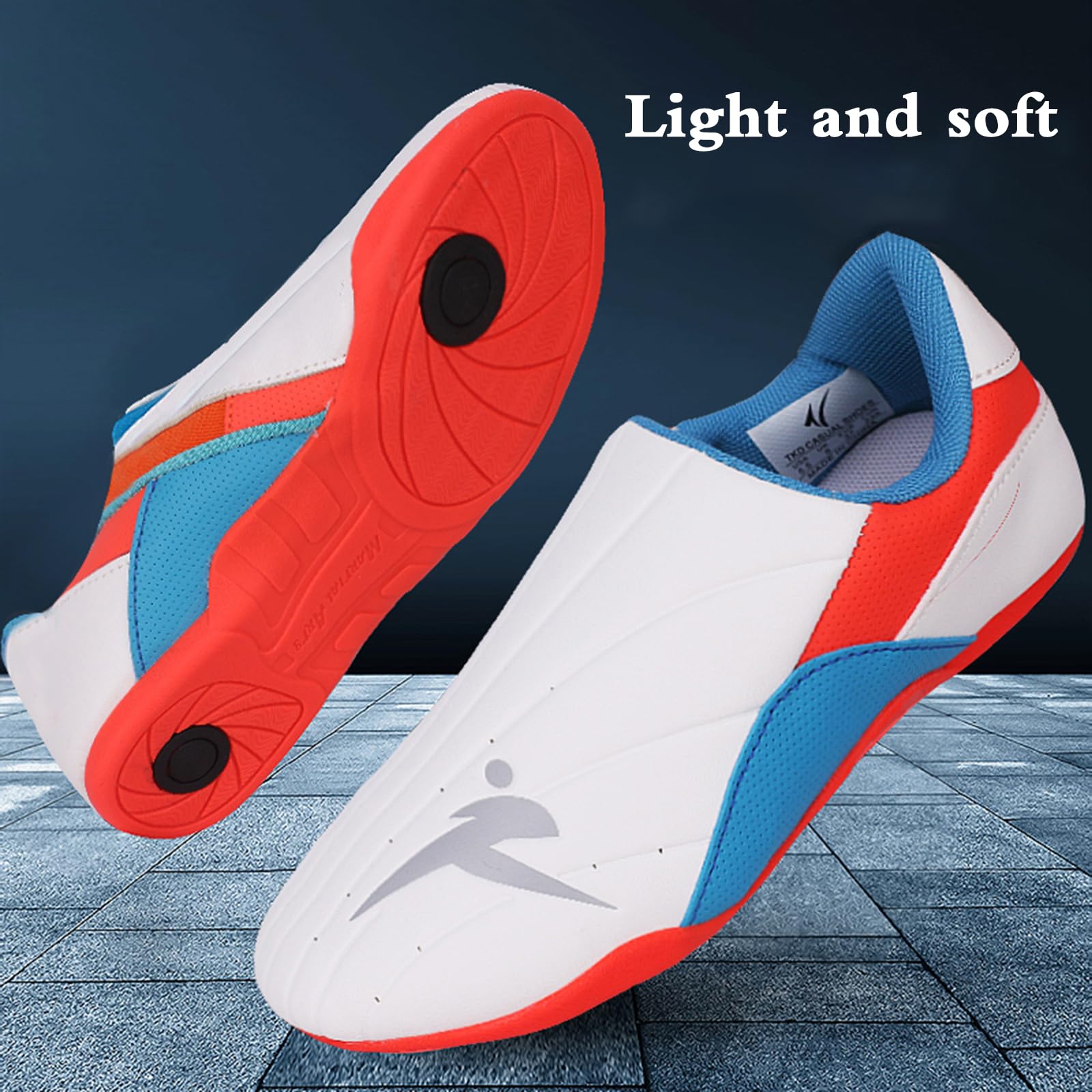 Arti Marziali Scarpe Sportive Leggere,Karate Scarpe da Allenamento,Taekwondo Kung Fu Scarpe,Comode E Leggere,Leggere Ed Eleganti,Uso Quotidiano,per Taekwondo,Karate,Kungfu E Tai Chi