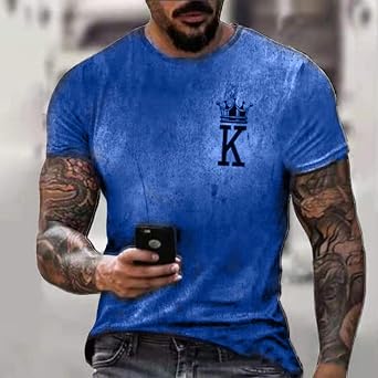 Men's Cotton T-Shirts Moisture Wicking Cool Dry Short Sleeve Tee Shirt Athletic Stretch Running Gym Workout Casual Top