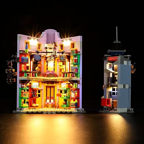 Miniatura 4 de LIGHTAILING Luz para Lego - 76422 Callejón Diagon Weasleys' Wizard Wheezes - Kit de iluminación LED compatible con modelo de bloques de construcción