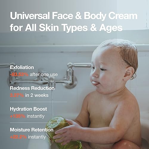 Miniatura 3 de Crema y loción loción facial y corporal 2 en 1 orgánica segura para recién nacidos, para bebés y adultos, hidratante con vitamina C para una