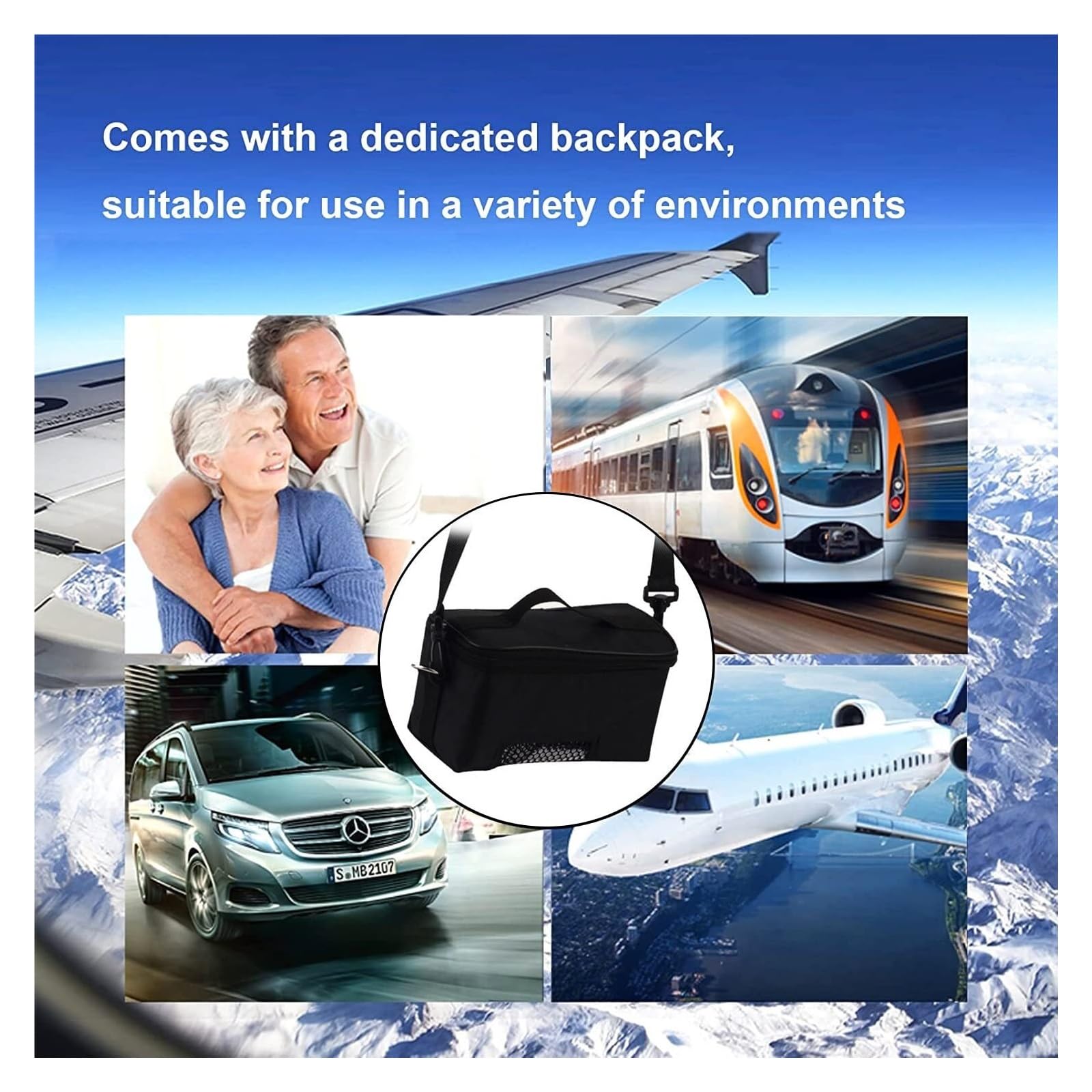 Estuche Térmico para Insulina Portátil - Nevera Médica Recargable con Pantalla Digital, Silencioso y Adaptador Coche - Organizador Compacto Medicamentos (3 Bolígrafos/12 Cartuchos)