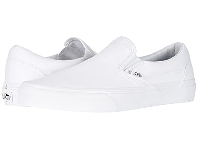 Vans Classic Slip-On Shoes True White (Canvas) : Men