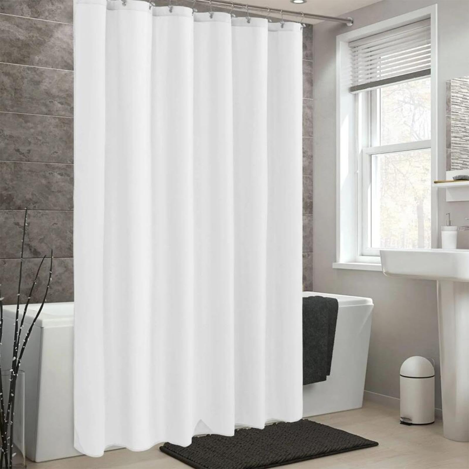 PDSYCB Shower Curtain, 69x75in-175x190cm/WxL Water Repellent, Machine Washable Shower Curtain Hotel Luxury Decorative Shower Curtains for Bathroom