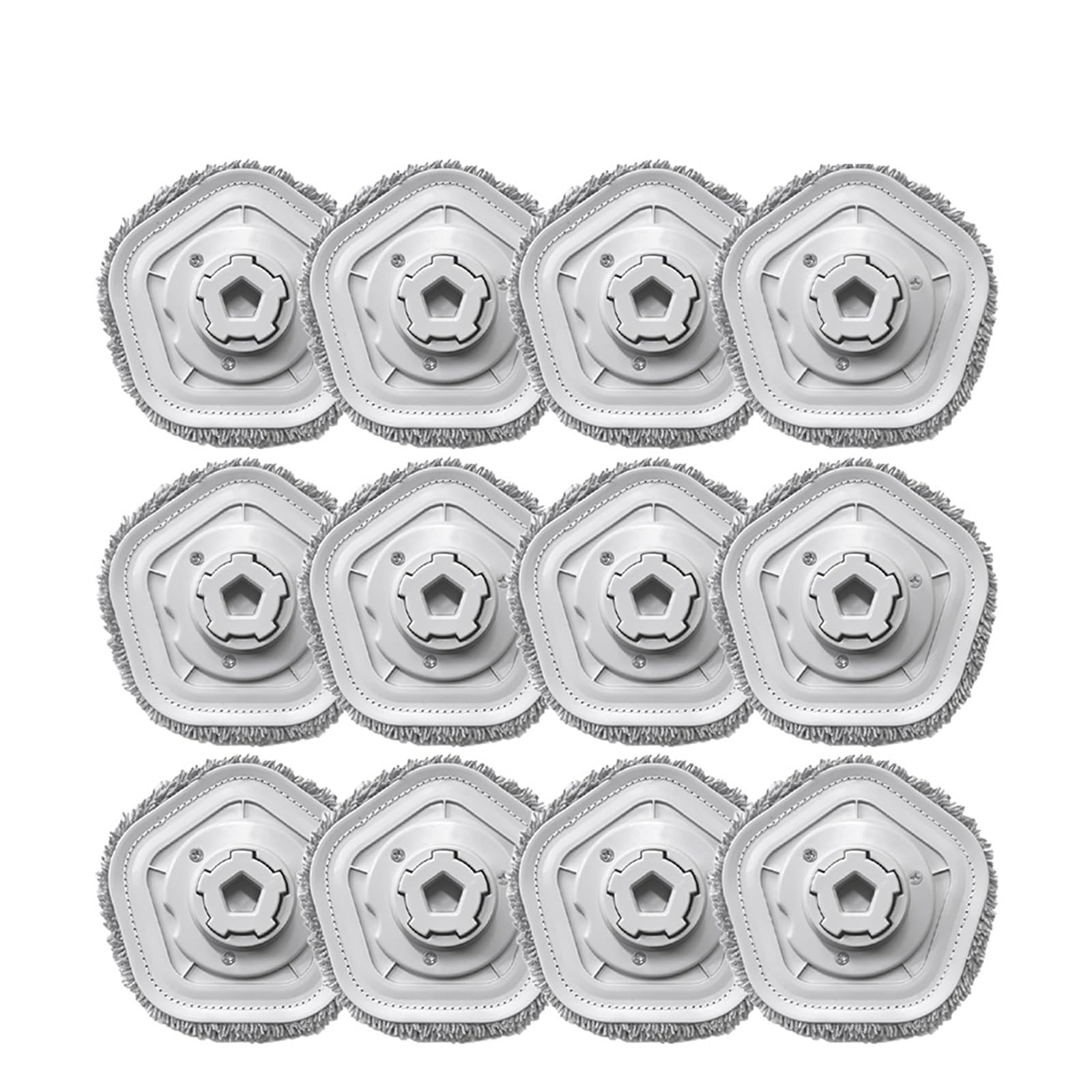 Kicici Compatible With Dreame Bot W10 / W10 PRO Accessories Robot Vacuum Cleaner HEPA Filter Main Side Brush Mop Cloth Pad Replacement Parts(WHITE)