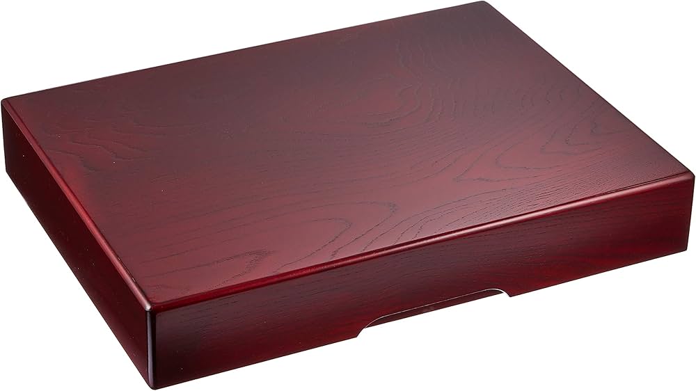 Amazon | コレクト 決裁箱 B4 木製 ローズ塗 T-26 | 書類トレー