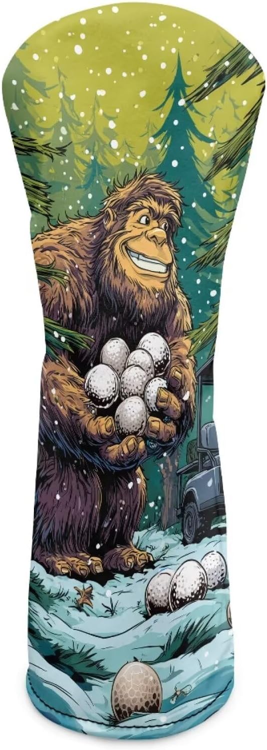 Golf Club Covers Funny Golf Accessories for Men Women Universal Driver Headcover