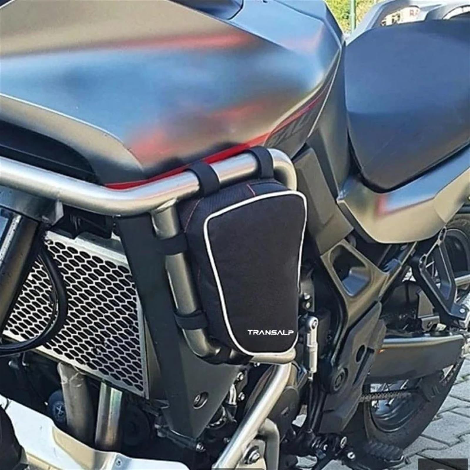 Borsa per Attrezzi di Riparazione Paraurti Moto per H&Onda XL 750 Transalp XL750 Transalp 2023-2024 Telaio Crash Bars Borsa Impermeabile