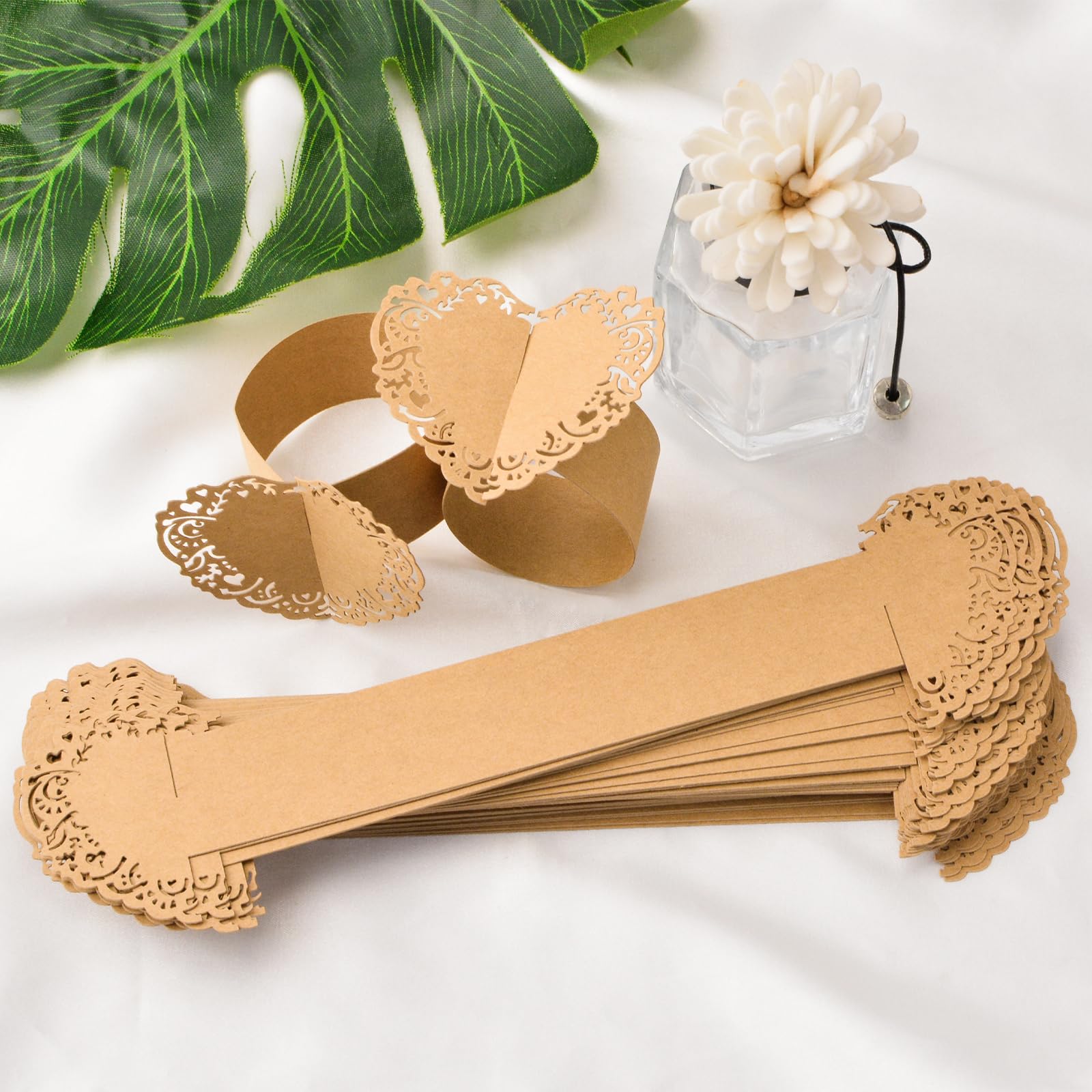Ronds de serviette ronds floraux, ronds de serviette de Noël, ronds de serviette de mariage Ronds de serviette ronds floraux, ronds de serviette de Noël, ronds de serviette de mariage